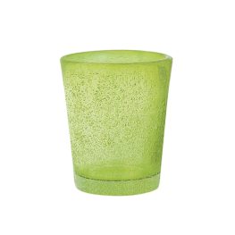 Confezione 6 bicchieri liquore giada in vetro verde cl 5