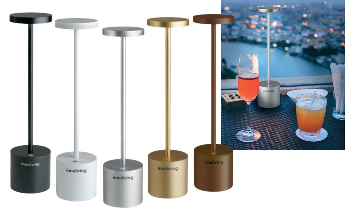 Innoliving - Lampada led da tavolo - silver
