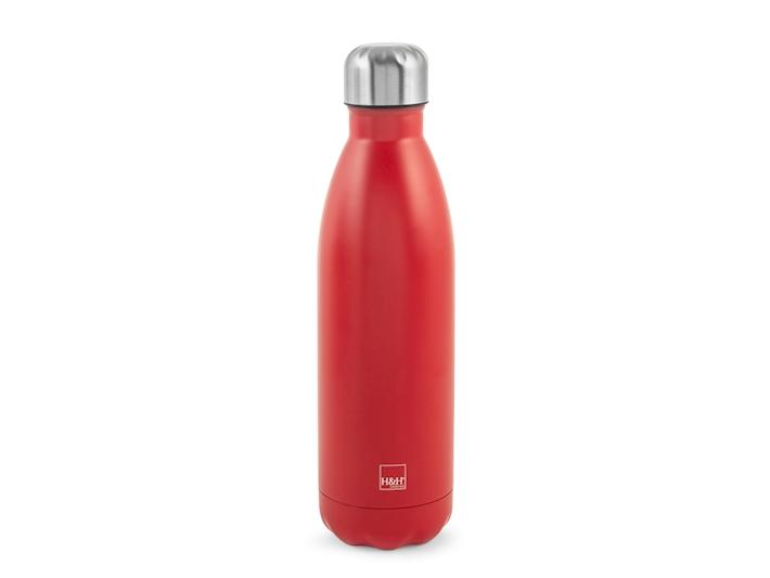 Bottiglia termica in acciaio inox 18/10 colore rosso cl 0,5.