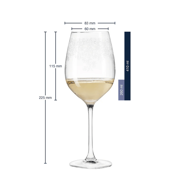 Calici vino bianco CHATEAU set da 6 di 410 ml - immagine 3
