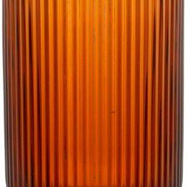 H&h set 6 bicchieri peony amber cl45