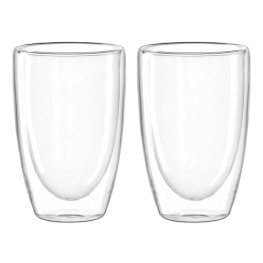 Bicchieri doppia parete set di 2 di 400 ml