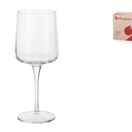 Set 6 calici vino bianco iconic in vetro trasparente cl 27