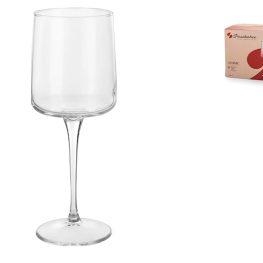 Set 6 calici vinio rosso iconic in vetro trasparente cl 43.