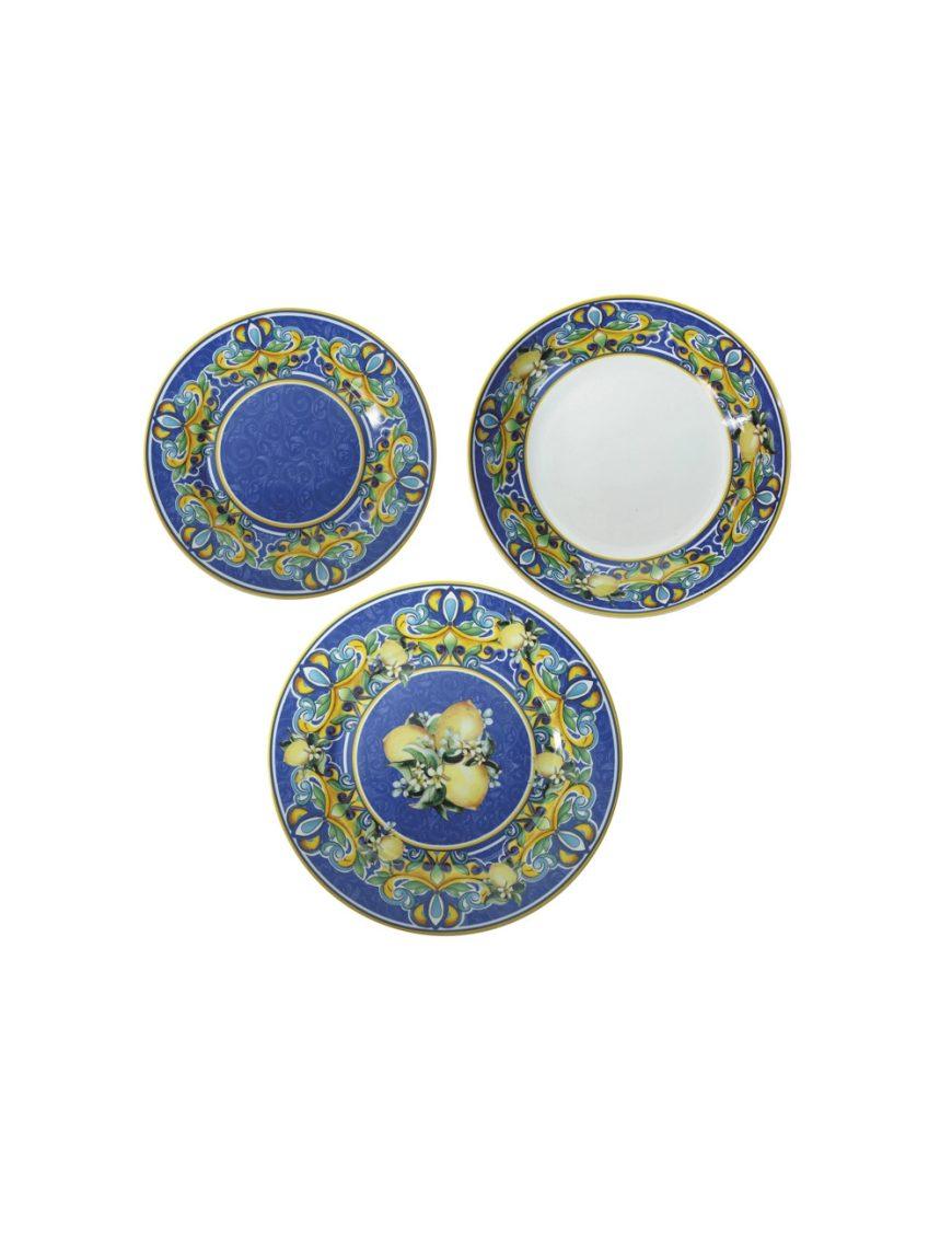 Lenox Set di 4 piatti piatti da tavola, colore: bianco autunnale, 5.96, multicolore