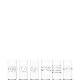 Set 6 Deco longdrink assortiti