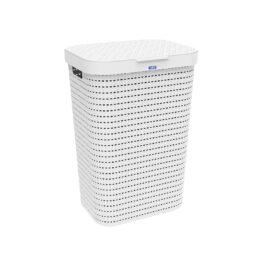 Portabiancheria 55 L COUNTRY colore bianco