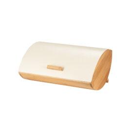 Portapane avorio colore bamboo/metal