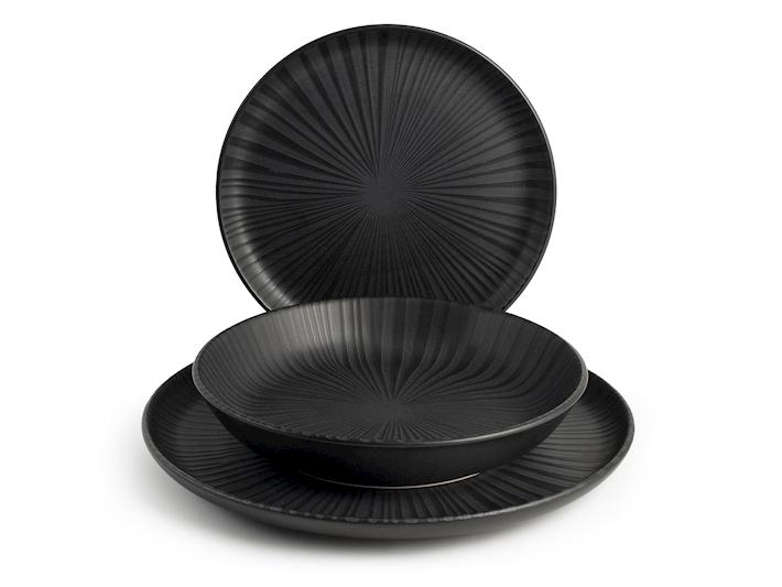 Servizio 18 pezzi tavola venere in stoneware opaca