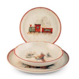 Servizio 18 pezzi tavola Nordic Santa expres