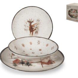 Servizio Tavola 18 pz Natalizio Fairytale Charm