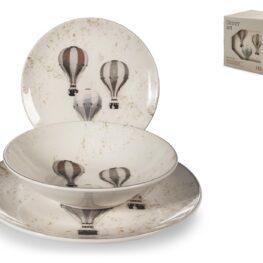 Servizio Tavola 18 pz  Natalizio Frosty Sky